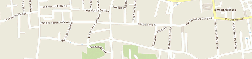 Mappa della impresa municipio a MONTEBELLUNA