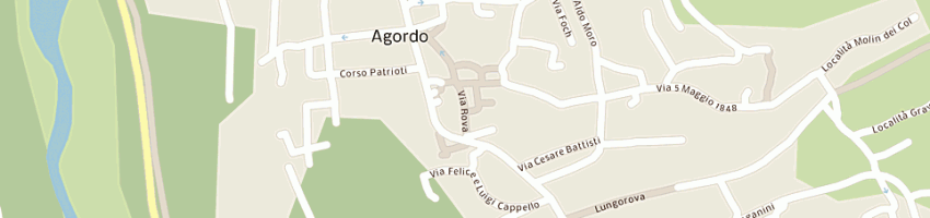 Mappa della impresa reolon gianfranco a AGORDO