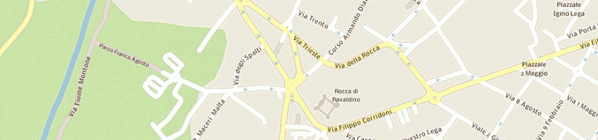 Mappa della impresa onoranze funebri ridolfi srl a FORLI 
