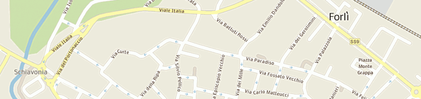 Mappa della impresa fiumana giuseppe a FORLI 