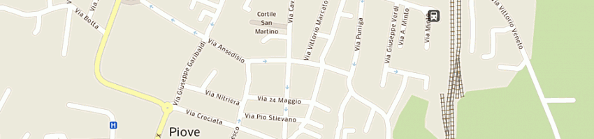 Mappa della impresa righetto franco a PADOVA