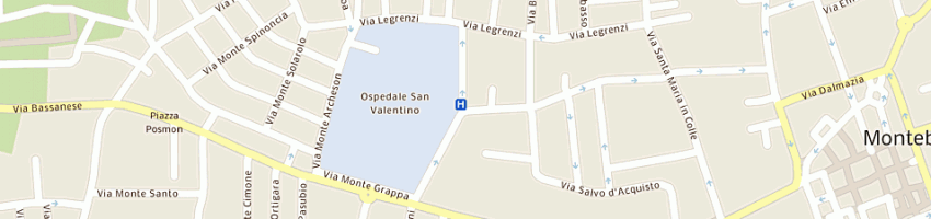 Mappa della impresa gecon - srl a MONTEBELLUNA