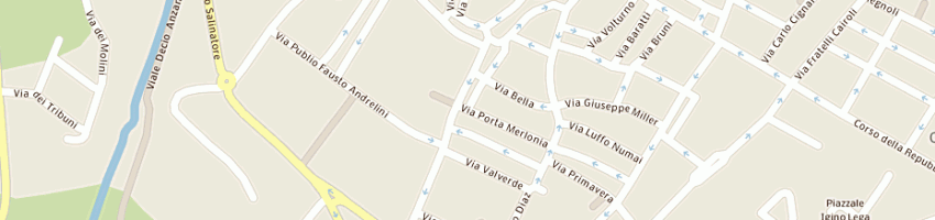 Mappa della impresa giannini daniele a FORLI 