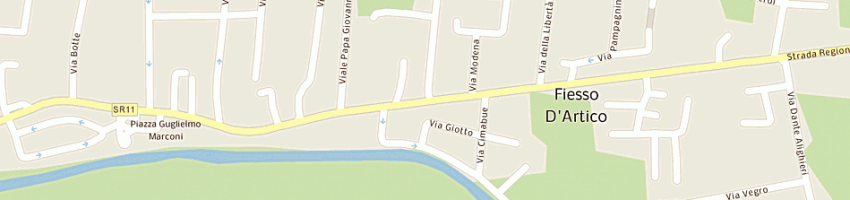 Mappa della impresa cabo (srl) a FIESSO D ARTICO