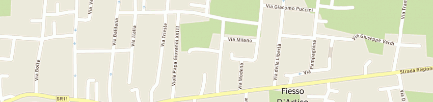 Mappa della impresa agostini carlo a FIESSO D ARTICO