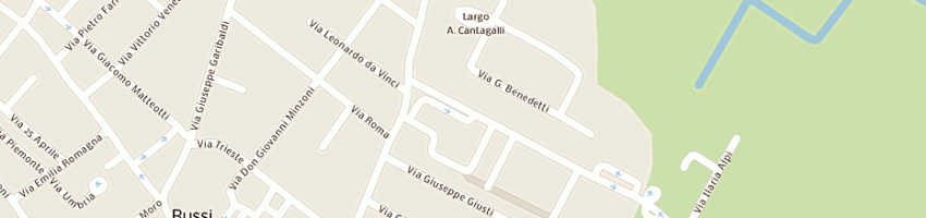 Mappa della impresa gulmanelli stefano a RUSSI