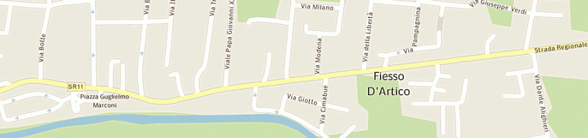 Mappa della impresa baldan ruggero raffaello a FIESSO D ARTICO
