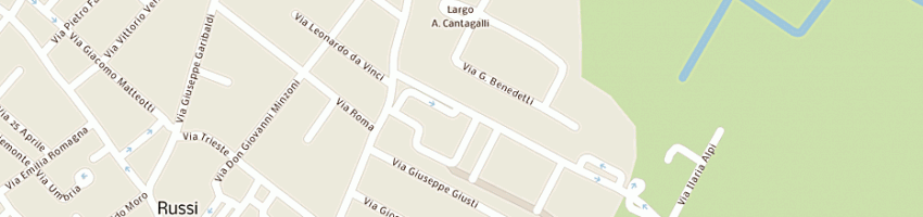 Mappa della impresa fiorentini paride e c (snc) a RUSSI