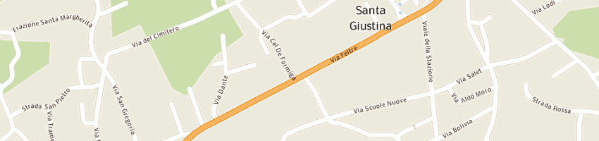 Mappa della impresa vieceli stefano e c sas a SANTA GIUSTINA