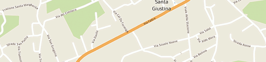 Mappa della impresa carabinieri a SANTA GIUSTINA