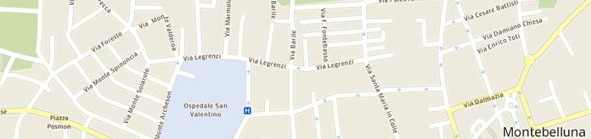 Mappa della impresa groppo francesco a MONTEBELLUNA