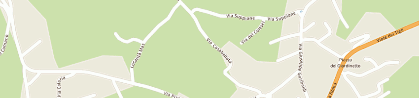 Mappa della impresa dal castel franco a SANTA GIUSTINA