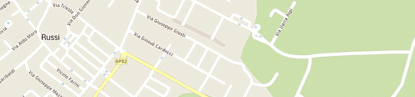 Mappa della impresa fbz impianti di zoli giuseppe bezzi christian e c snc a RUSSI