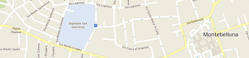 Mappa della impresa peroni giovanni a MONTEBELLUNA