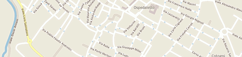 Mappa della impresa agroter di della casa giordano e c sas a FORLI 