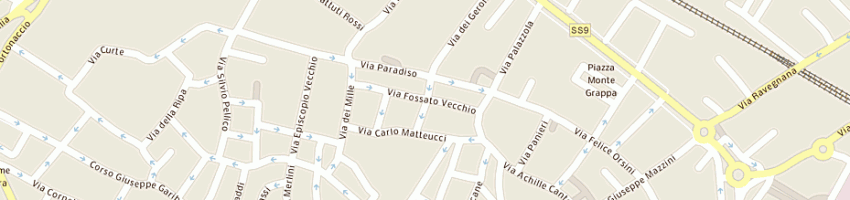 Mappa della impresa tosoni giuseppe alan a FORLI 