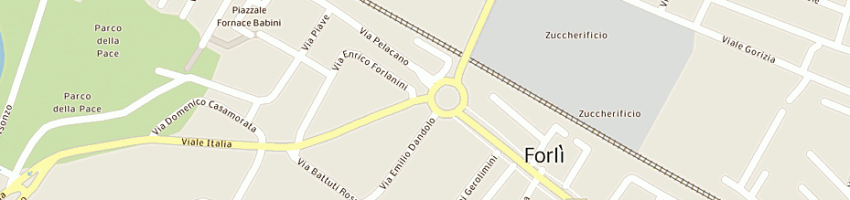 Mappa della impresa zannoni servizi srl a FORLI 