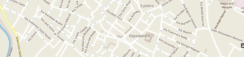 Mappa della impresa abbey di stanzani riccardo e c sas a FORLI 