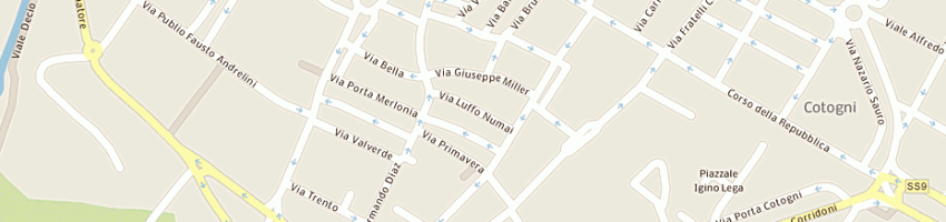 Mappa della impresa casadei gianluca a FORLI 