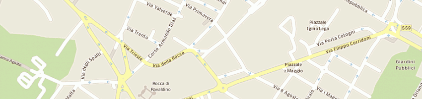 Mappa della impresa alessandrini ionne a FORLI 