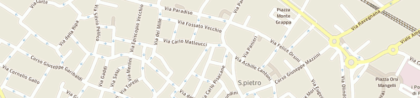 Mappa della impresa cavour carni snc di piazza a e c a FORLI 