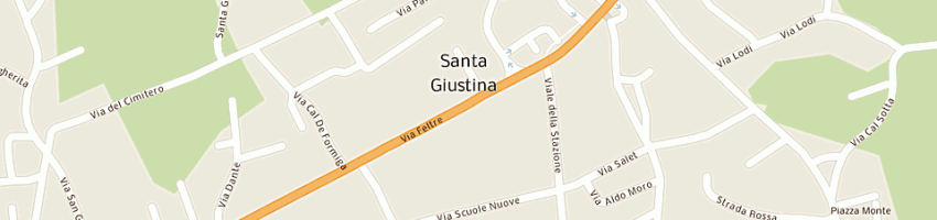 Mappa della impresa argenta antonio a SANTA GIUSTINA