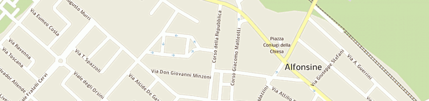 Mappa della impresa scuole materna aaeiso re a ALFONSINE