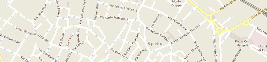 Mappa della impresa studio di architettura lucchi e biserni a FORLI 