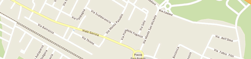 Mappa della impresa cuwa sas di casadei simone e c a FORLI 