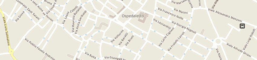 Mappa della impresa immobiliare betulla sas di maltoni valter e c a FORLI 