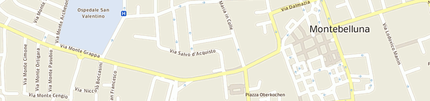 Mappa della impresa macelleria bismillah snc di maarouf ben m'hamed e c a MONTEBELLUNA