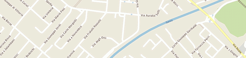 Mappa della impresa flli gamberini sergio e bruno - societa' in nome collettivo a ALFONSINE