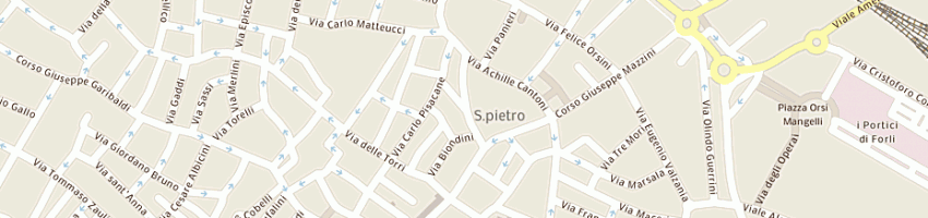 Mappa della impresa ortali srl a FORLI 