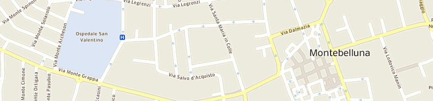 Mappa della impresa battistel lorenzo a MONTEBELLUNA