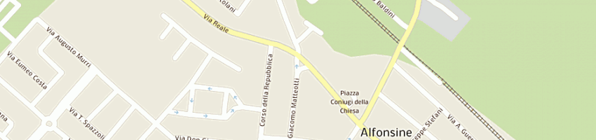Mappa della impresa albergo stella di menghi benito e c snc a ALFONSINE
