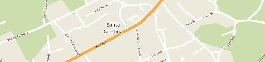 Mappa della impresa servizicisl srl a SANTA GIUSTINA