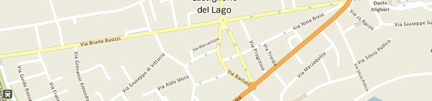 Mappa della impresa rossi gianfranco a CASTIGLIONE DEL LAGO