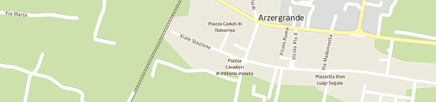 Mappa della impresa forte vezzoso a ARZERGRANDE