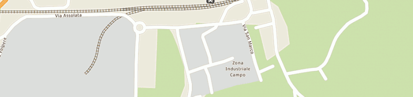 Mappa della impresa prometal 2001 di g e r dal molin a SANTA GIUSTINA