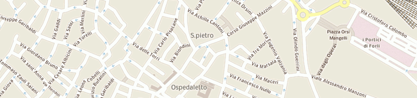 Mappa della impresa guardigli alberto a FORLI 