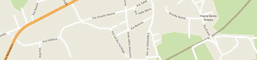 Mappa della impresa studio service sas di mezzomo r e c a SANTA GIUSTINA