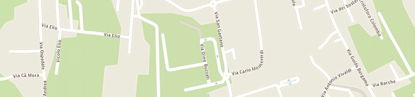 Mappa della impresa studio legale chiaventone - associazione professionale a MONTEBELLUNA