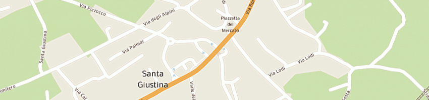 Mappa della impresa ungaro meat srl a SANTA GIUSTINA
