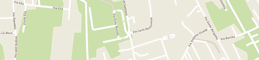 Mappa della impresa guarda marco a MONTEBELLUNA