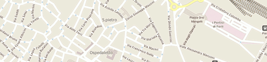 Mappa della impresa tinto cafe' di de luca giuseppe a FORLI 