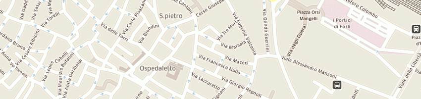 Mappa della impresa commercioestero network a FORLI 
