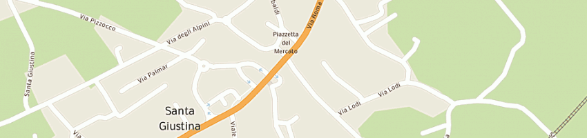 Mappa della impresa bardin fausto a SANTA GIUSTINA