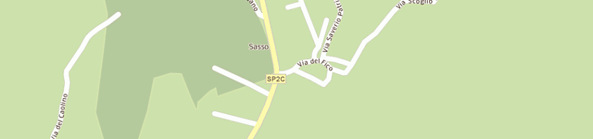 Mappa della impresa osteria del castello sas di cerroni silvano a CERVETERI