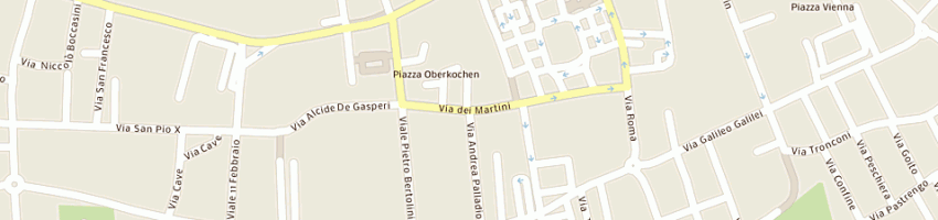 Mappa della impresa torresan daniele a MONTEBELLUNA