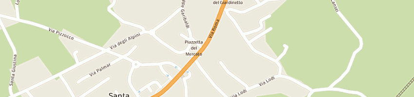 Mappa della impresa farmacia de angeli dr luigi a SANTA GIUSTINA
